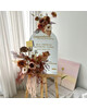 Opening Mirror Flower Stand - Vintage pink theme